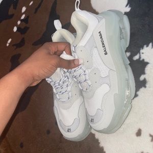 Balenciaga: Triple S Clear Sole Sneakers